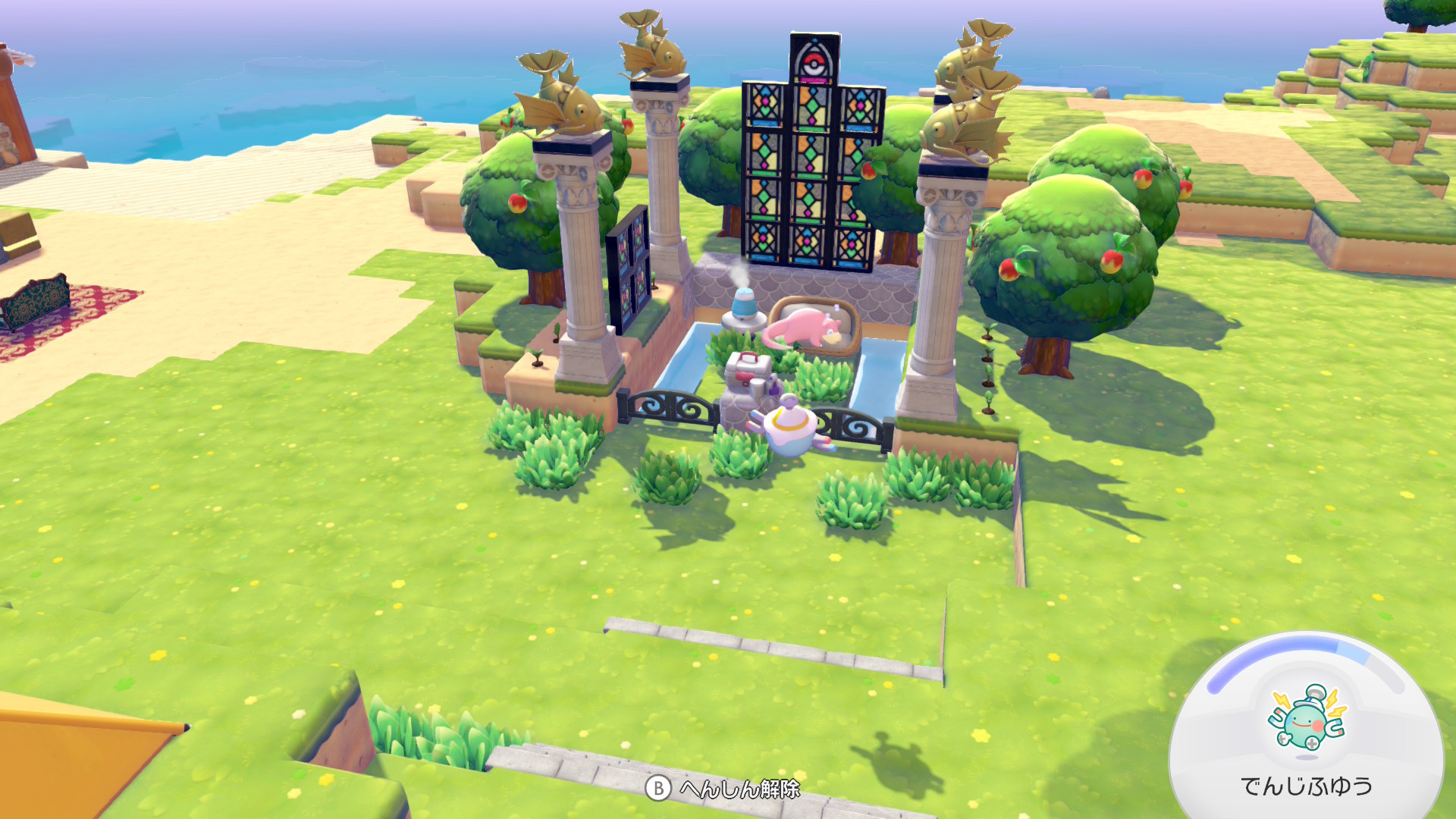 ぽこあポケモンヤドンステンドグラス